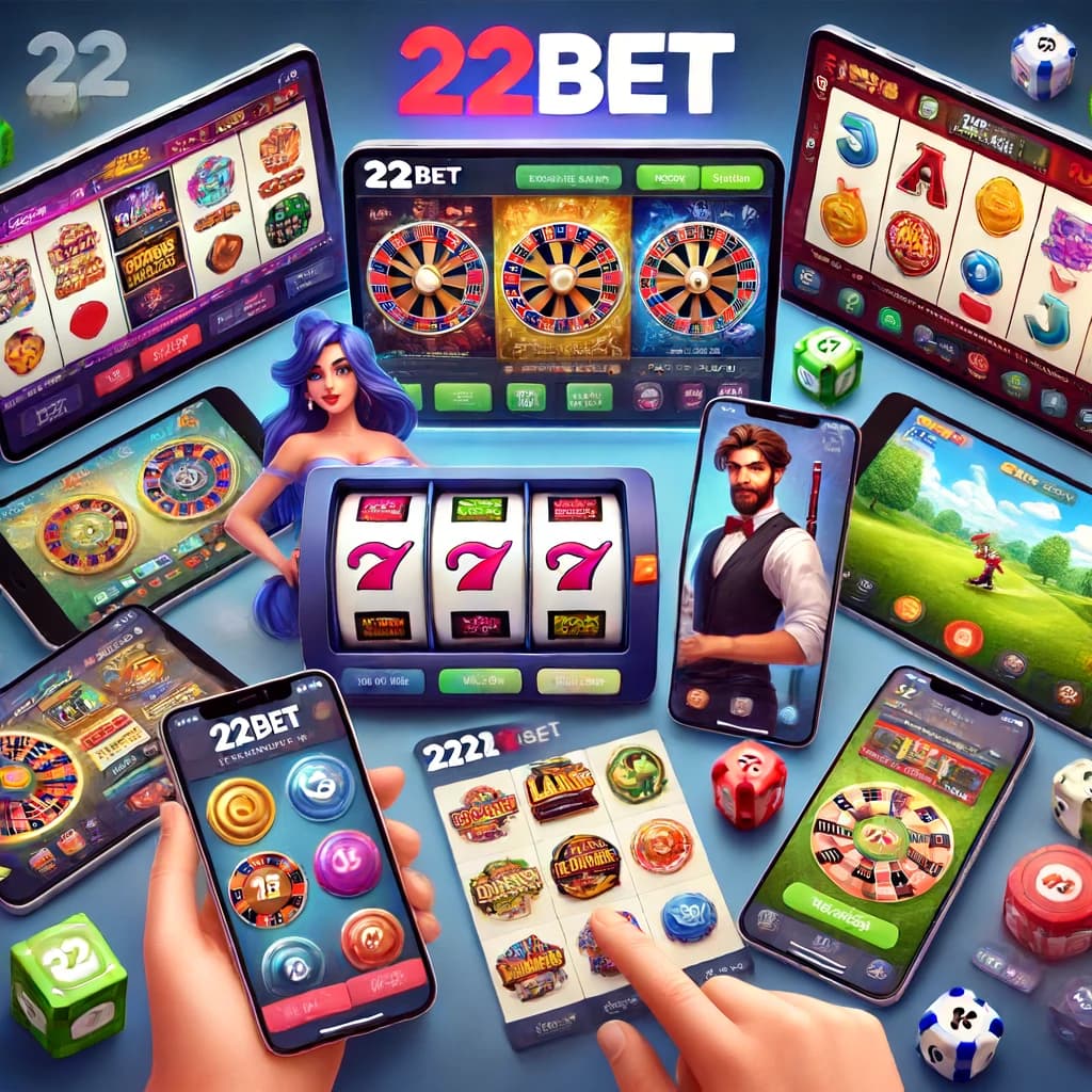 Juegos Móviles en el casino en línea 22bet