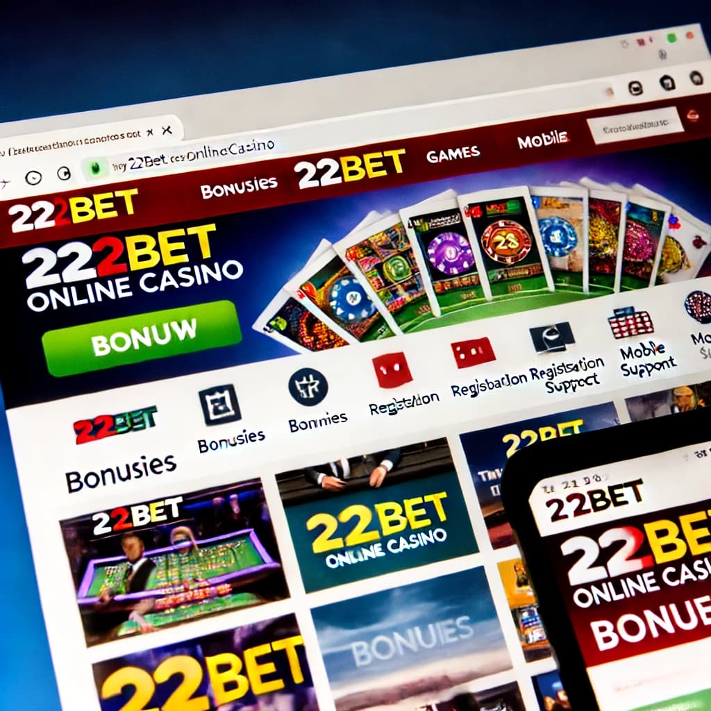 Revisión del casino en línea 22bet en Australia